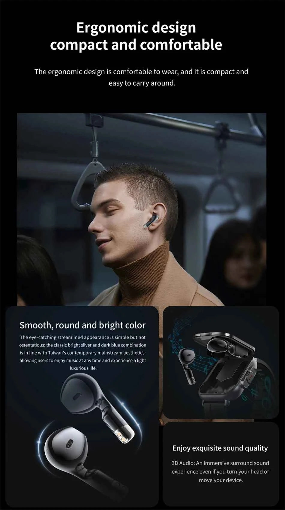 2024 Smart Watch 2 in 1 With Earphone Smartwatch Bluetooth Call Men Watch GPS Track Heart Rate Monitor Play Music SmartWatch - Mountain ship