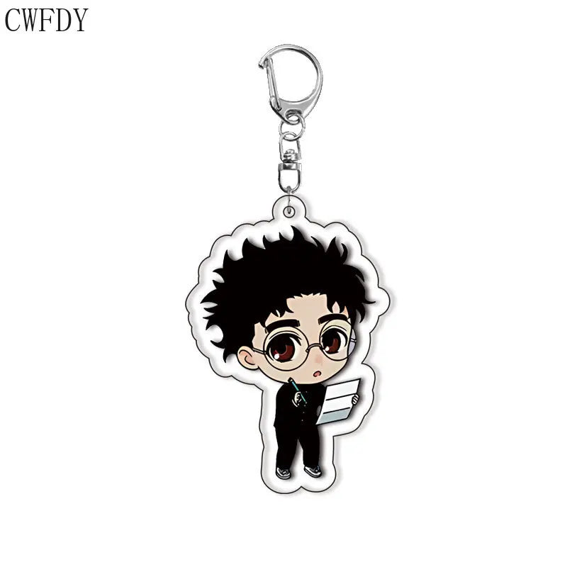 New Anime Dandadan Momo Acrylic Keychain Children Cartoon Badge Pendant Charms Key Chain Jewelry Accessories For Fans Xams Gift Mountain ship