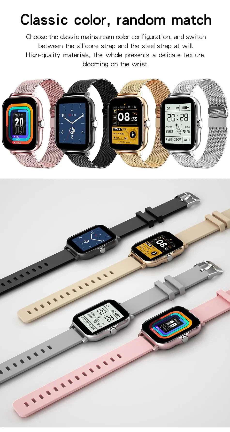 2025 New Bluetooth Answer Call Smart Watch Men Touch Call Fitness Tracker Waterproof Smartwatch Women For Android ios Gift - Mountain ship