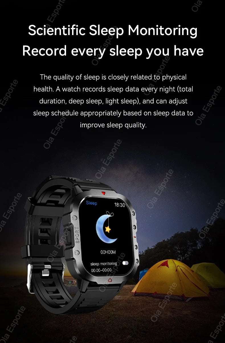 Original Men Smart Watch Bluetooth Call Fitness Clock 3ATM IP68 Swim Waterproof Sports Smartwatch for Women Xiaomi Android 2024 - Mountain ship
