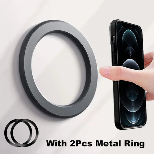 Magnetic Ring Holder For iPhone 14 13 12 Magnet Wall Mobile Phone Holder Magnetic Magsafe Car Phone Stand Universal iPad Phone - Mountain ship