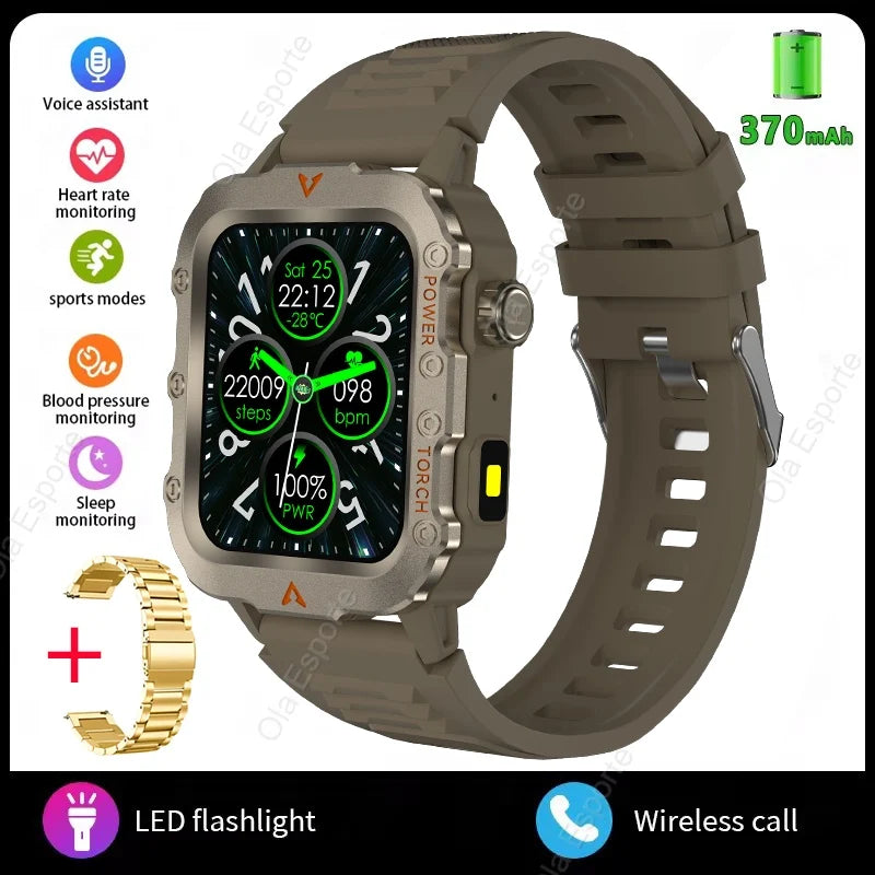 Original Men Smart Watch Bluetooth Call Fitness Clock 3ATM IP68 Swim Waterproof Sports Smartwatch for Women Xiaomi Android 2025 - Mountain ship