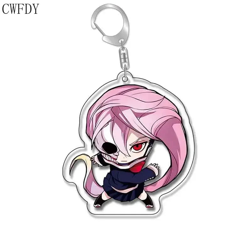 New Anime Dandadan Momo Acrylic Keychain Children Cartoon Badge Pendant Charms Key Chain Jewelry Accessories For Fans Xams Gift - Mountain ship