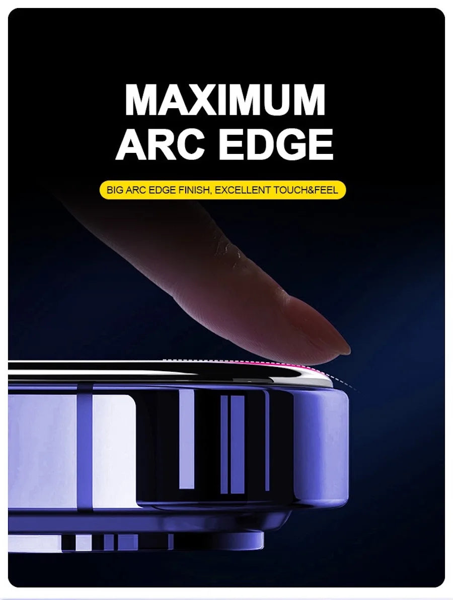 2Pcs For Samsung Galaxy S25 Ultra S24 S23 S22 S21 Plus A55 A35 A25 A15 A16 A34 A54 A55 A53 5G Screen Protector Tempered Glass - Mountain ship