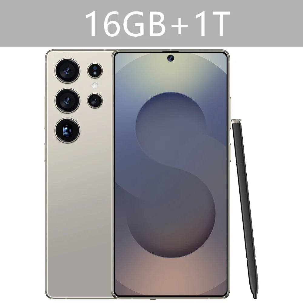 New S25 Ultra 7.3HD Original Smartphone 5G Global Version Mobile Phones Dual SIM Card Android 14 Cell Phone 7800mAh Cellphones - Mountain ship