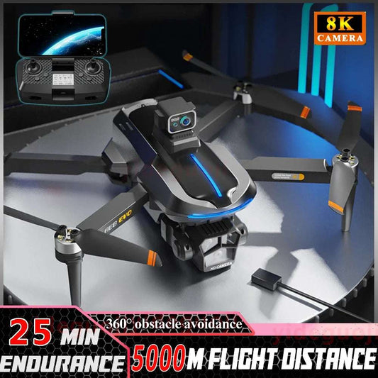 AE8EVO Dron with Camera 4K Professional GPS Positioning Four Camera Aerial Photography 360° Obstacle Avoidance Quadcopter Dron - Mountain ship