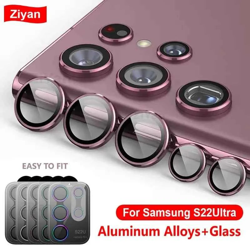For Samsung S24 S23 Ultra Camera Lens Protector Aluminum Alloy Metal Tempered Glass Camera Film For Galaxy S22 Ultra Accessories - Mountain ship