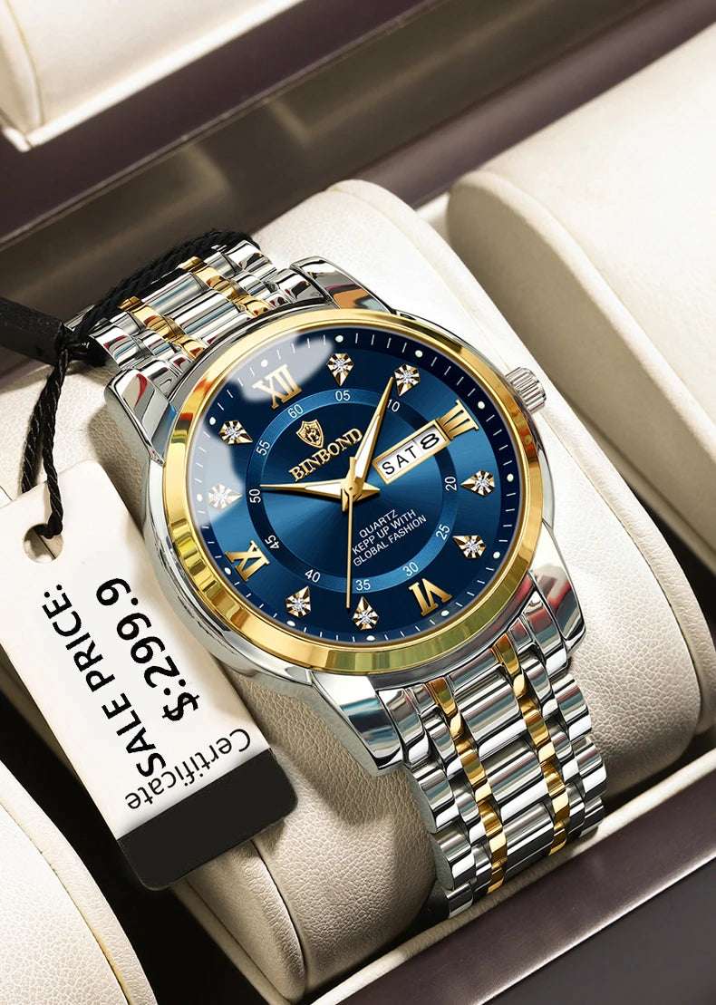 2024 Top Brand Luxury Fashion Diver Watch Men 30ATM Waterproof Date Clock Sport Watches Mens Quartz Wristwatch Relogio Masculino - Mountain ship