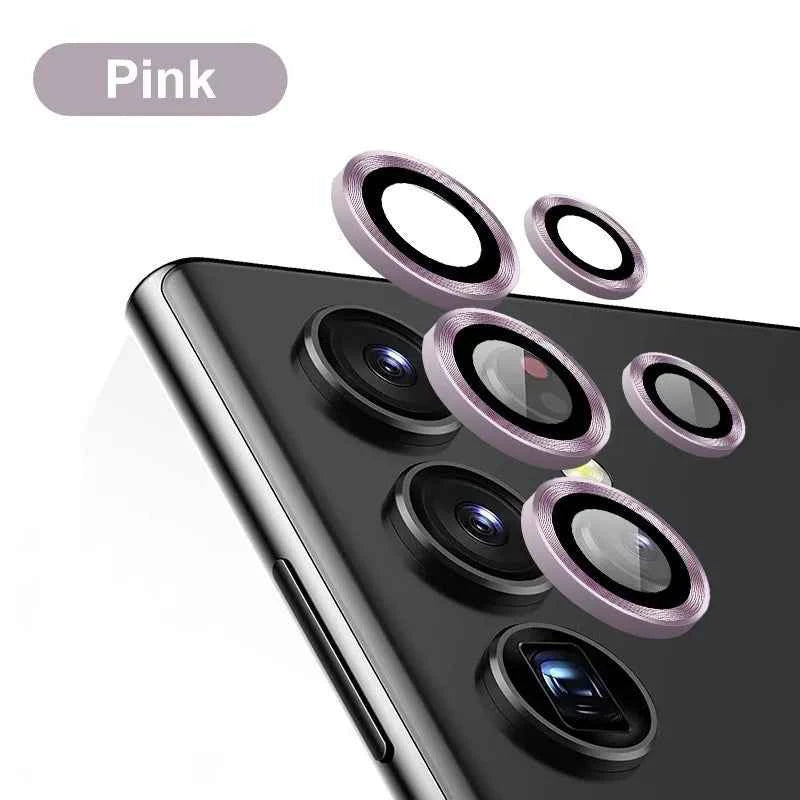 For Samsung S24 S23 Ultra Camera Lens Protector Aluminum Alloy Metal Tempered Glass Camera Film For Galaxy S22 Ultra Accessories - Mountain ship