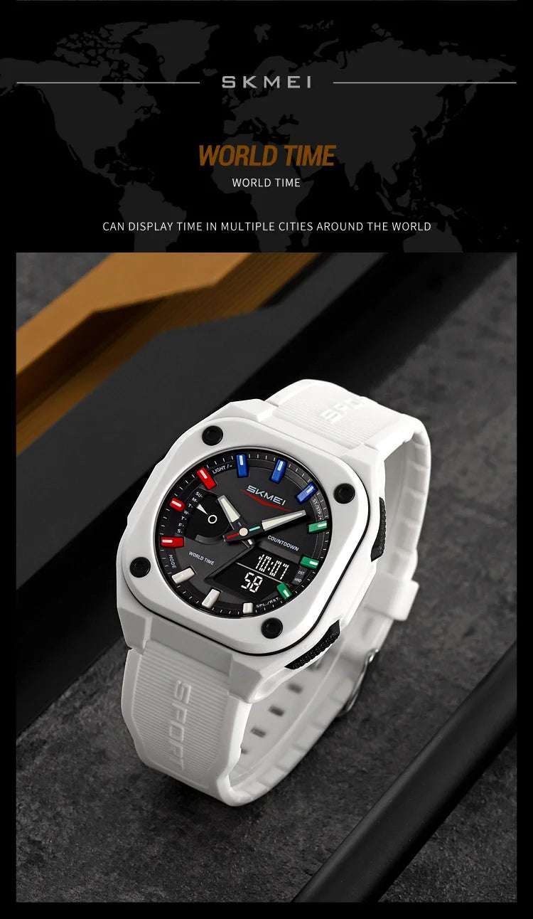 SKMEI Business Digital Electronic Watch Fashion Sports Quartz Watches For Mens Women Waterproof Wristwatches Clock Reloj Hombre - Mountain ship
