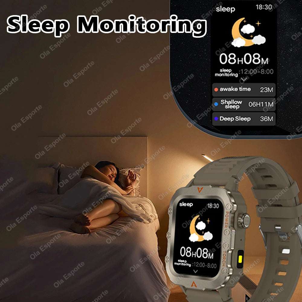 Original Men Smart Watch Bluetooth Call Fitness Clock 3ATM IP68 Swim Waterproof Sports Smartwatch for Women Xiaomi Android 2025 - Mountain ship