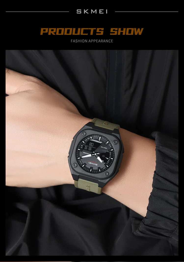 SKMEI Business Digital Electronic Watch Fashion Sports Quartz Watches For Mens Women Waterproof Wristwatches Clock Reloj Hombre - Mountain ship