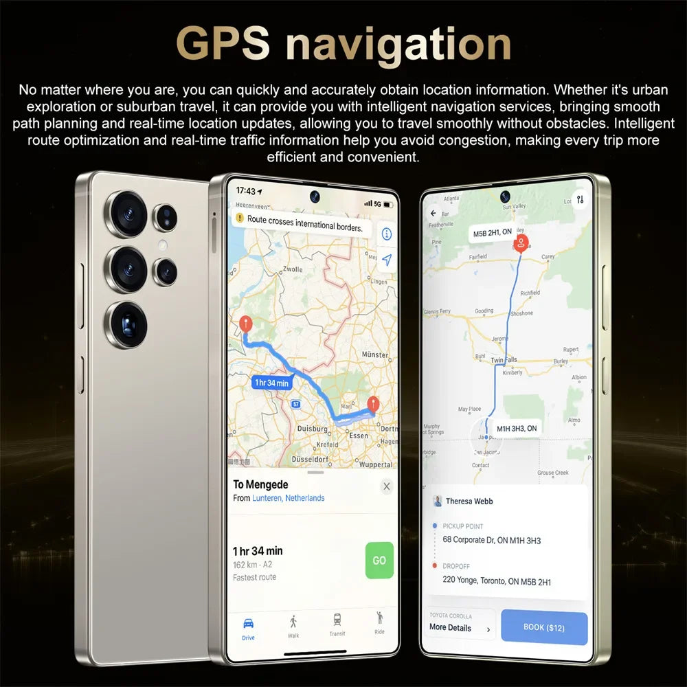 New S25 Ultra 7.3HD Original Smartphone 5G Global Version Mobile Phones Dual SIM Card Android 14 Cell Phone 7800mAh Cellphones - Mountain ship