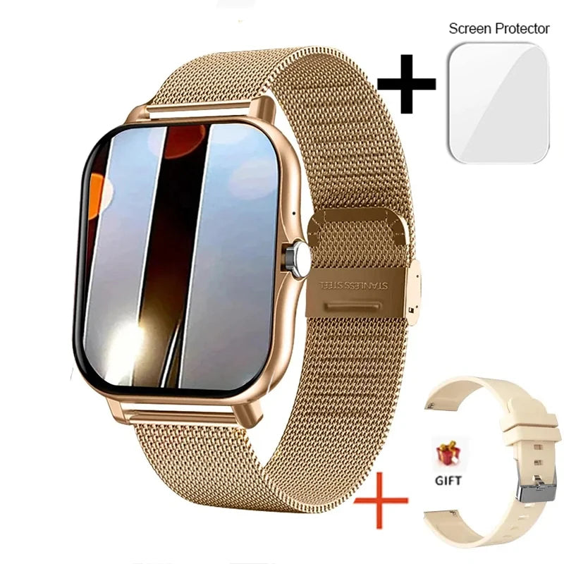 2025 New Bluetooth Answer Call Smart Watch Men Touch Call Fitness Tracker Waterproof Smartwatch Women For Android ios Gift - Mountain ship