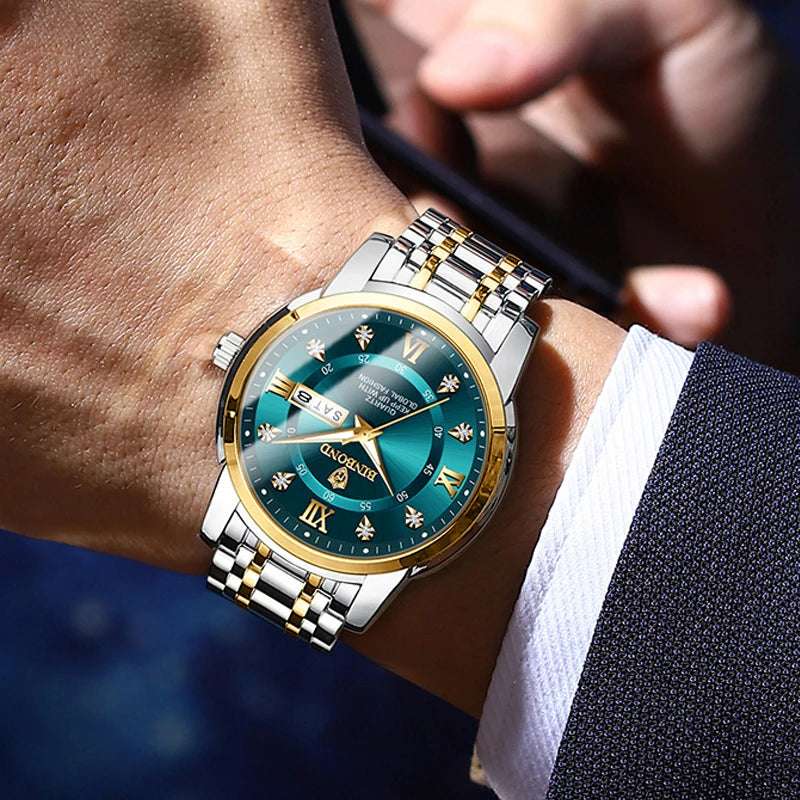 2024 Top Brand Luxury Fashion Diver Watch Men 30ATM Waterproof Date Clock Sport Watches Mens Quartz Wristwatch Relogio Masculino - Mountain ship