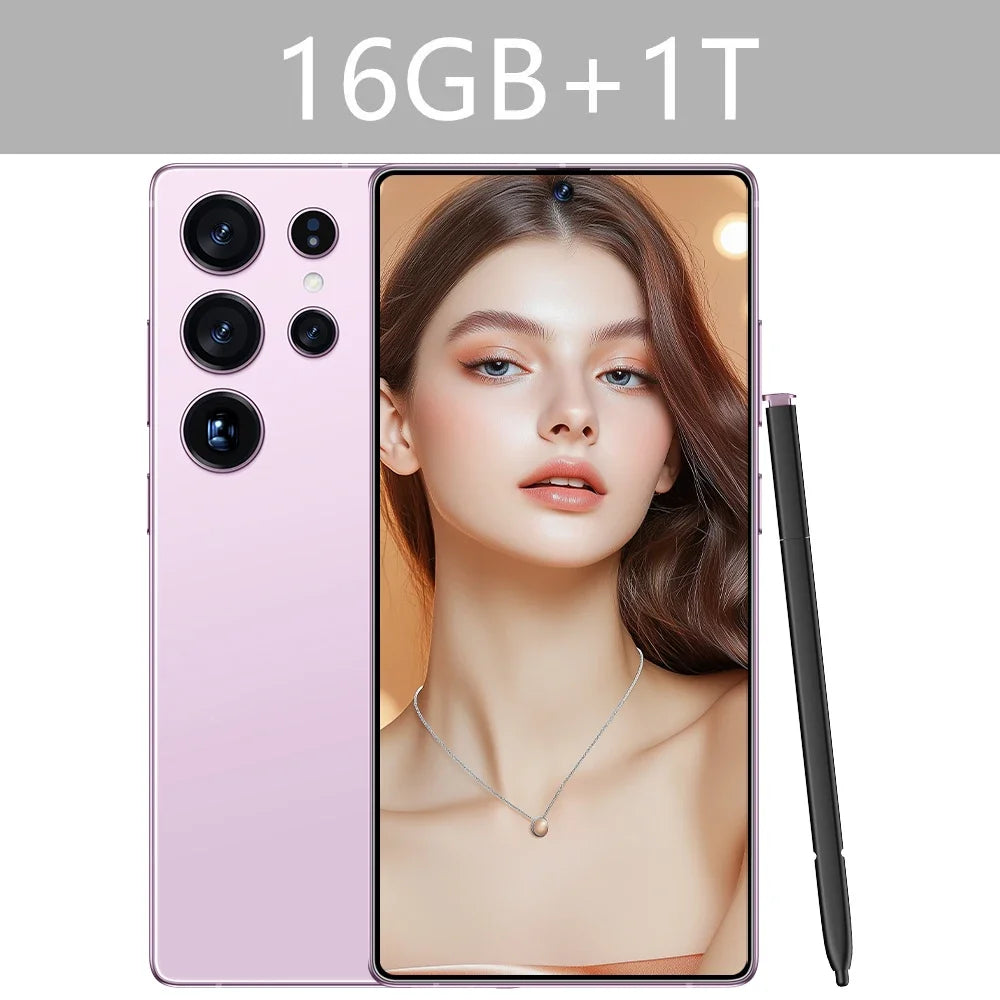 New S25 Ultra 7.3HD Original Smartphone 5G Global Version Mobile Phones Dual SIM Card Android 14 Cell Phone 7800mAh Cellphones - Mountain ship