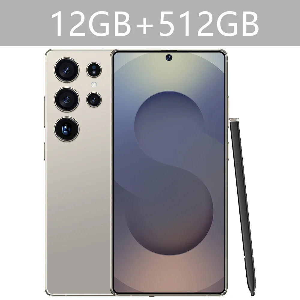 New S25 Ultra 7.3HD Original Smartphone 5G Global Version Mobile Phones Dual SIM Card Android 14 Cell Phone 7800mAh Cellphones - Mountain ship