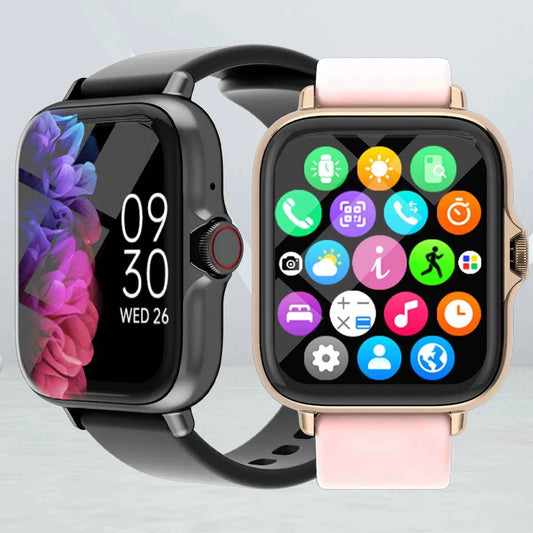 1.83'' Waterproof Smart Watch with Message Answer Call Sleep Monitoring Sports Pedometer Information Alerts For iPhone Android - Mountain ship