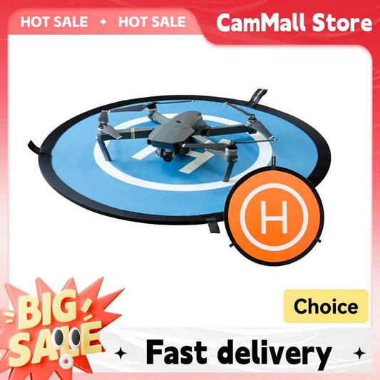 Drone Quadcopters Accessories, Universal 55cm 75cm Foldable Landing Pad RC Dron Mat Quadcopter Parking Apron Apron Pad - Mountain ship