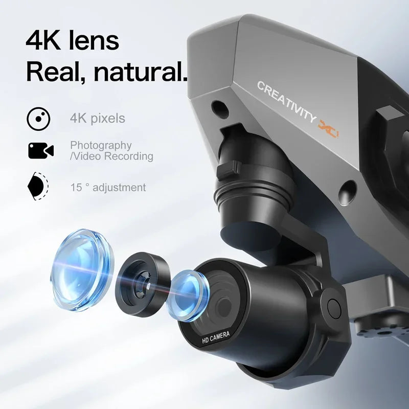 XD1 Pro Mini Dron with 8K Dual Camera WIFI Alloy Anti-drop Optical Flow Positioning Quadcopter Remote Control Gift RC Toy - Mountain ship